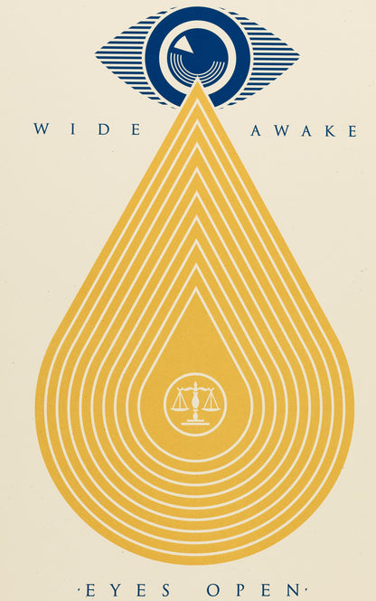 Shepard FAIREY (OBEY) : Earth Crisis, Eyes open - Lithographie originale signée