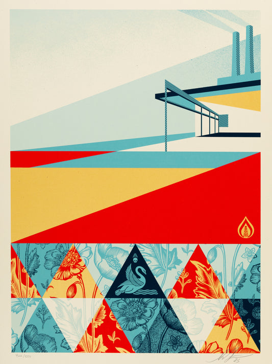 Shepard FAIREY (OBEY) : Pattern of Denial - Lithographie originale signée