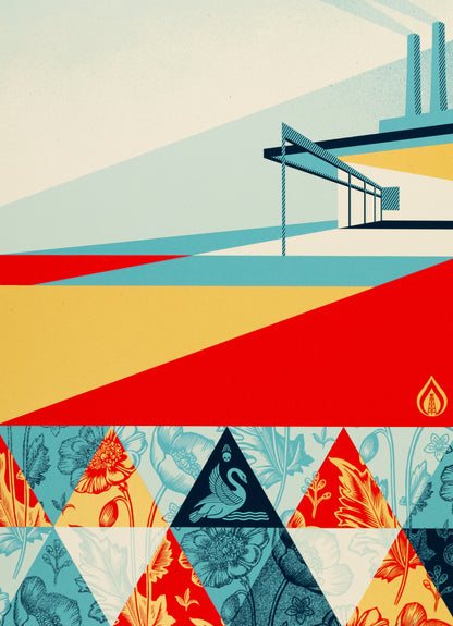Shepard FAIREY (OBEY) : Pattern of Denial - Lithographie originale signée