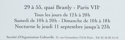 Affiche originale  du Salon des Beaux Arts de Paris de 1997