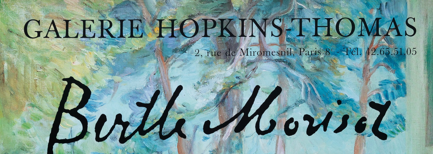 Berthe MORISOT : Deux petites filles - Affiche originale signée