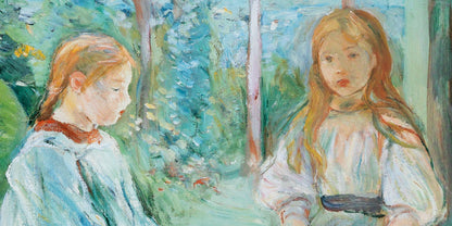 Berthe MORISOT : Deux petites filles - Affiche originale signée