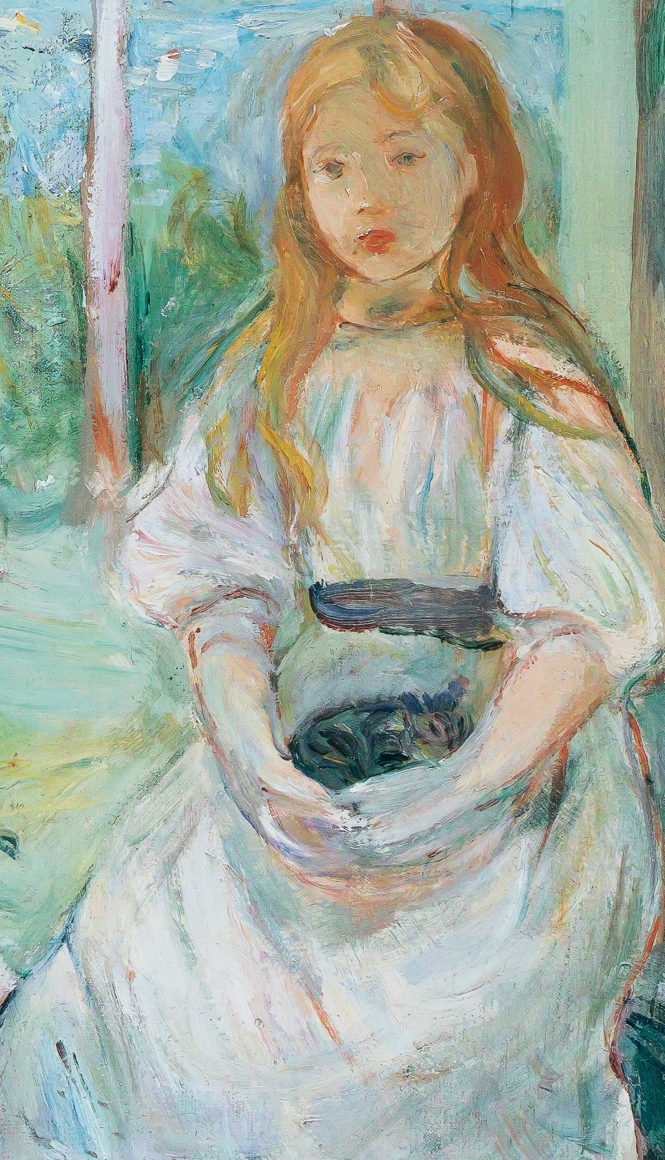 Berthe MORISOT : Deux petites filles - Affiche originale signée