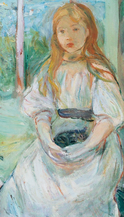 Berthe MORISOT : Deux petites filles - Affiche originale signée