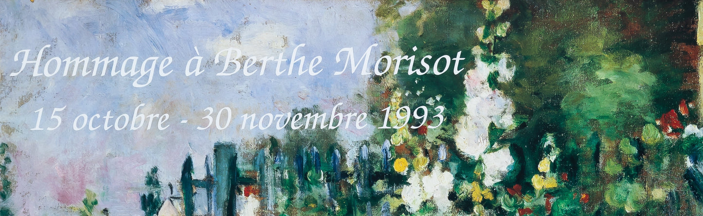Berthe MORISOT : Petite fille dans le jardin - Affiche originale signée