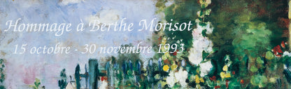 Berthe MORISOT : Petite fille dans le jardin - Affiche originale signée