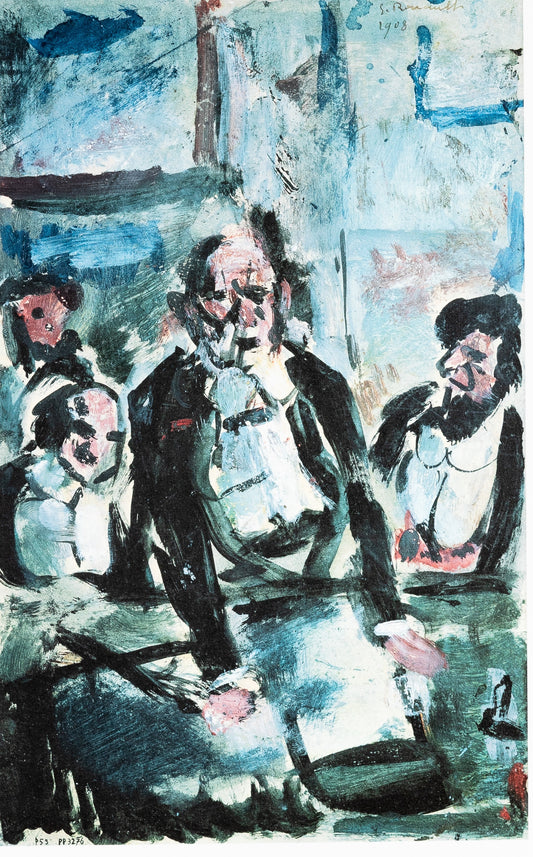 Georges ROUAULT : Discussion entre amis - Lithographie