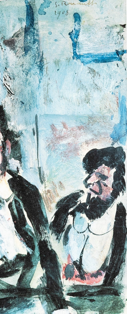 Georges ROUAULT : Discussion entre amis - Lithographie