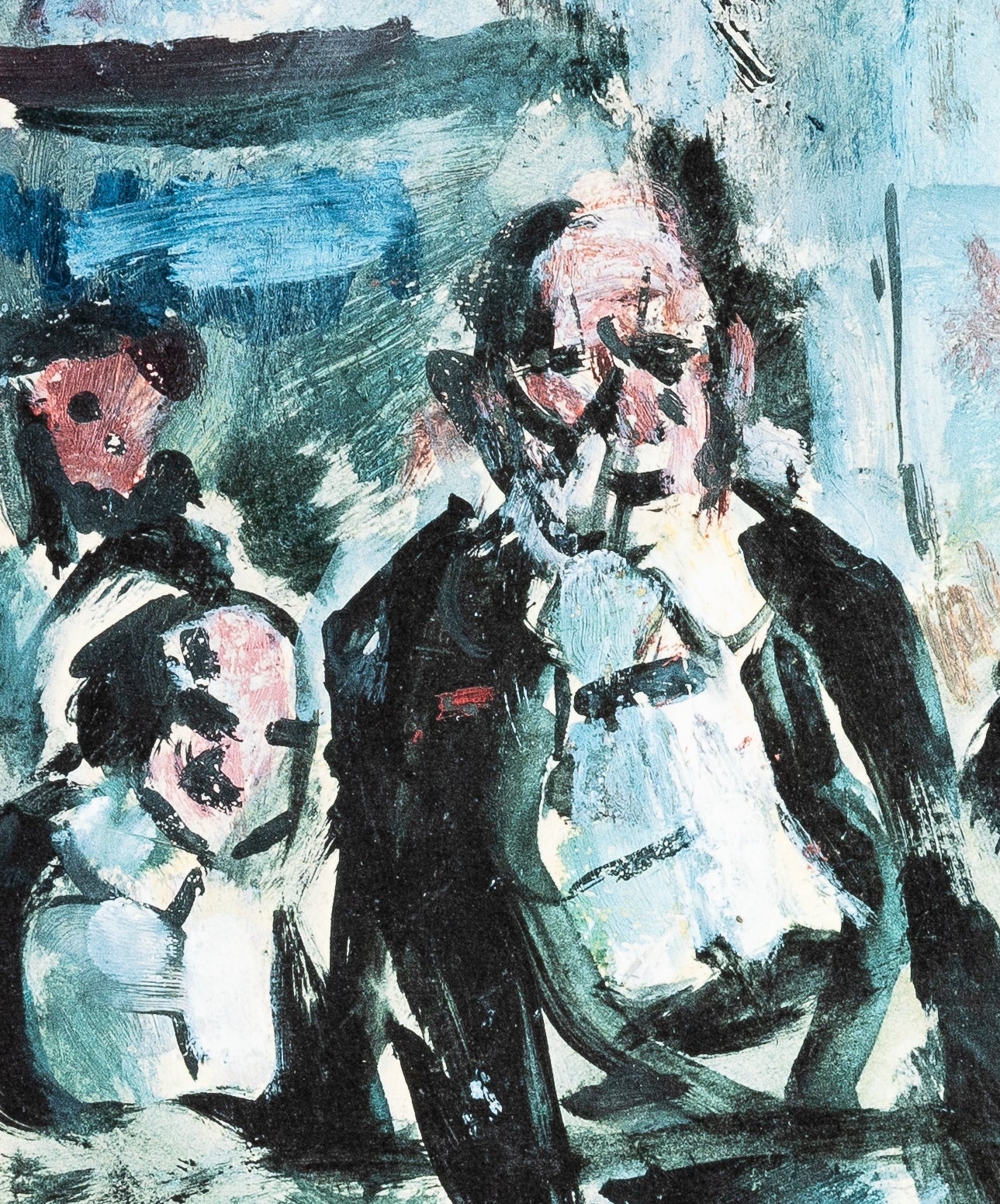 Georges ROUAULT : Discussion entre amis - Lithographie