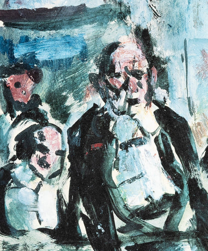 Georges ROUAULT : Discussion entre amis - Lithographie