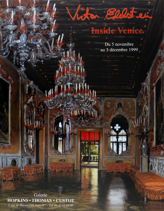 Victor EDELSTEIN : Inside Venice - Affiche originale signée