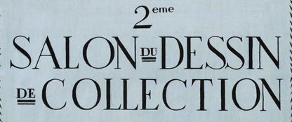 Alex COBBE : Affiche originale Salon du Dessin de 1992