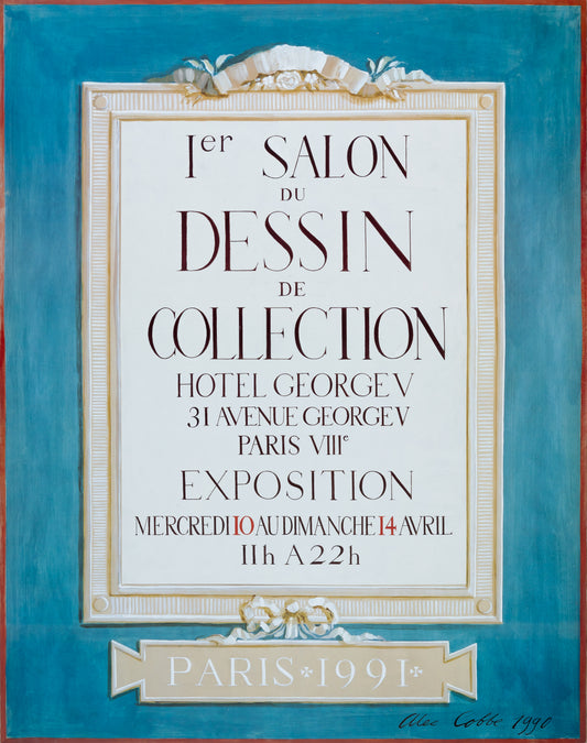 Alex COBBE :  Salon du Dessin de 1991 - Affiche originale