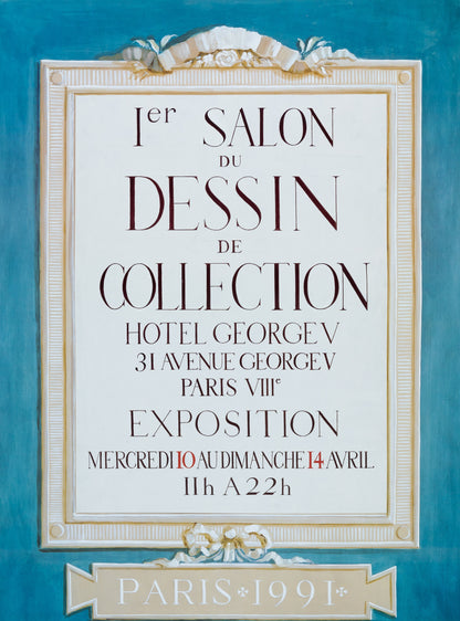 Alex COBBE :  Salon du Dessin de 1991 - Affiche originale