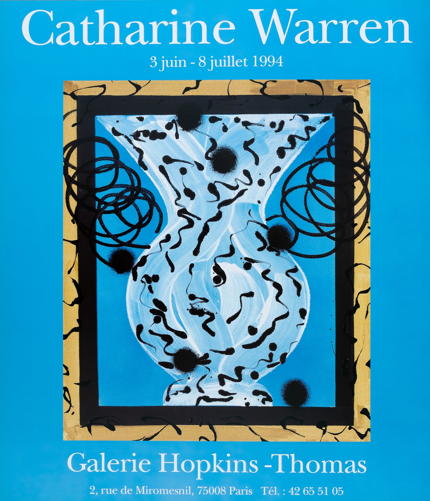 Catharine WARREN : Le vase - Affiche originale