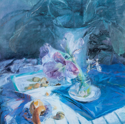 Donna PHIPPS STOUT : Nature morte au Vase - Affiche originale signée