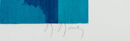 Marcel MOULY : Venise à l'heure bleue - Lithographie originale signée