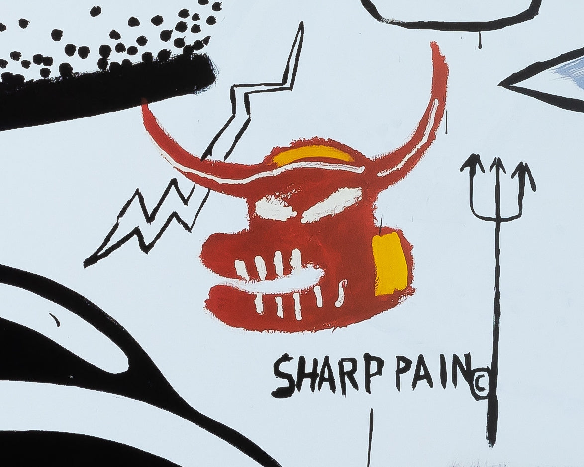 Andy WARHOL / Jean Michel BASQUIAT : F.... You - Affiche originale en couleurs