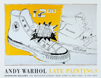 Andy WARHOL : Converse - Affiche originale en couleurs