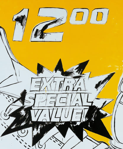 Andy WARHOL : Converse - Affiche originale en couleurs