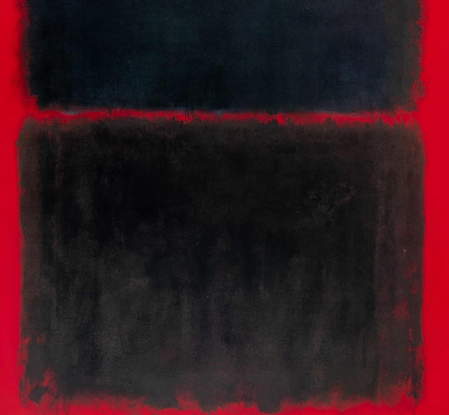 Mark ROTHKO : Light red over black - Affiche en couleurs