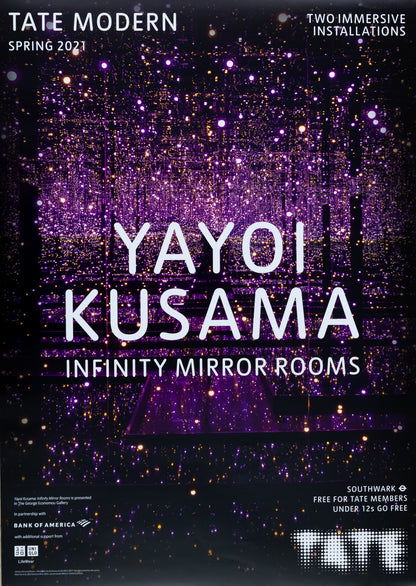 Yayoi KUSAMA : Infinity Mirror Rooms - Affiche originale