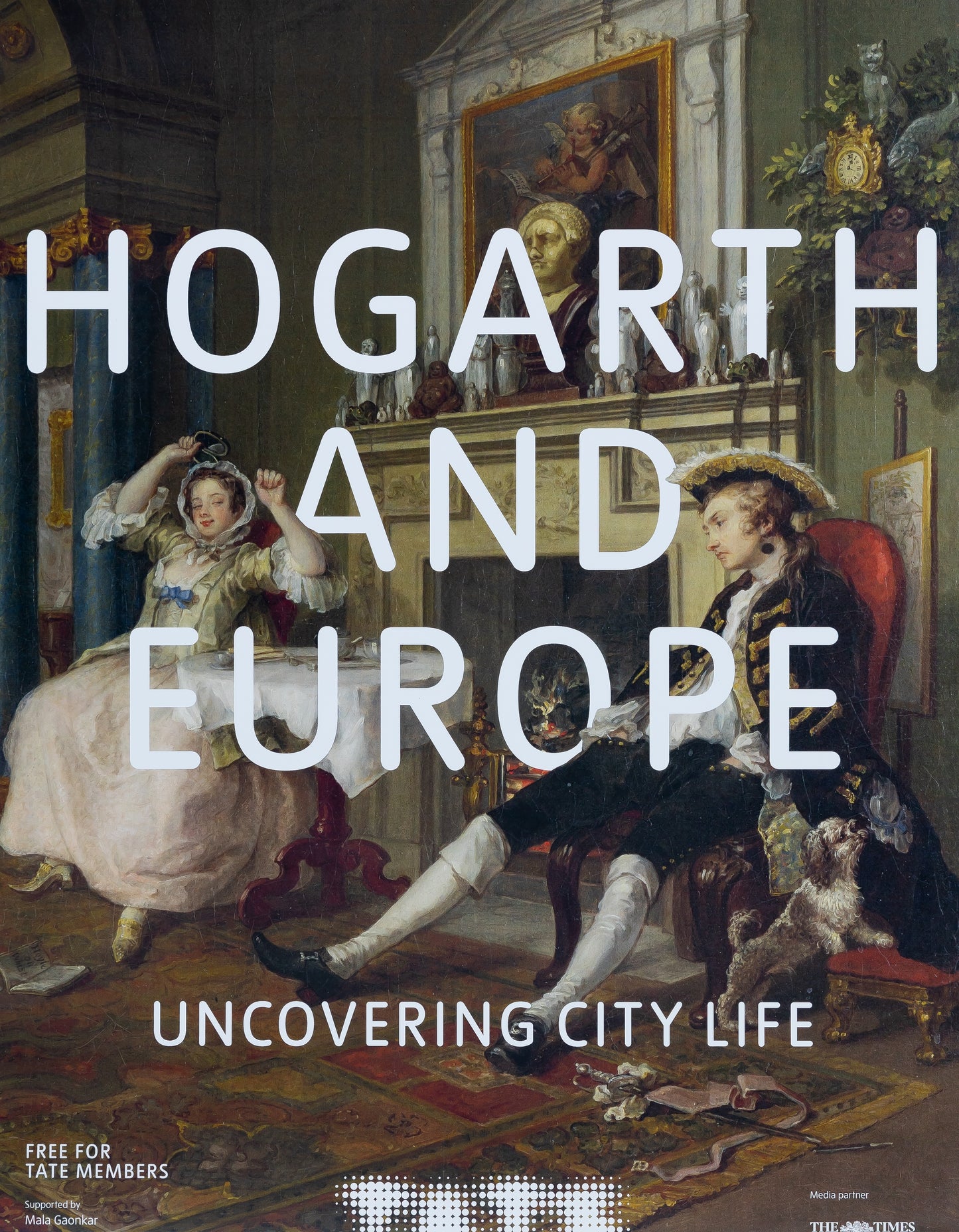 HOGARTH and Europe : Uncovering city life - Affiche en couleurs