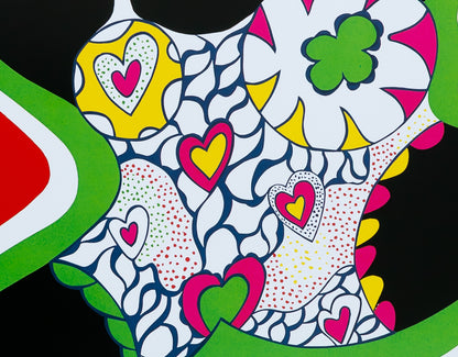 Niki de SAINT PHALLE : Nana qui danse - Affiche originale