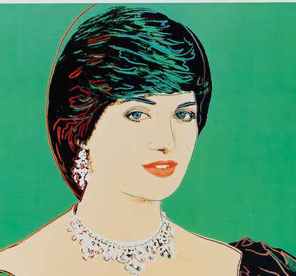 Andy WARHOL : Princesse Diana - Affiche originale en couleurs