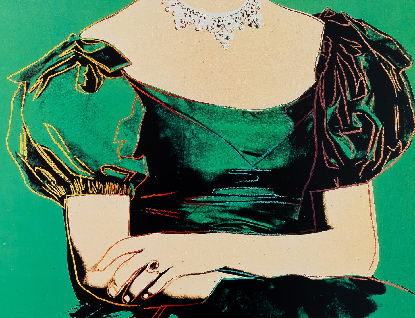 Andy WARHOL : Princesse Diana - Affiche originale en couleurs