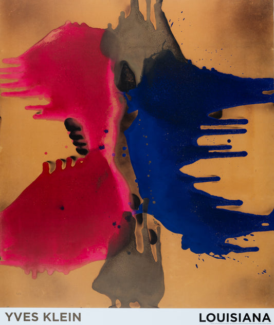 Yves KLEIN : Color Fired Painting - Affiche originale en couleurs