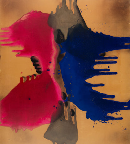 Yves KLEIN : Color Fired Painting - Affiche originale en couleurs