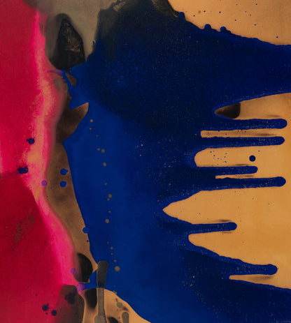 Yves KLEIN : Color Fired Painting - Affiche originale en couleurs