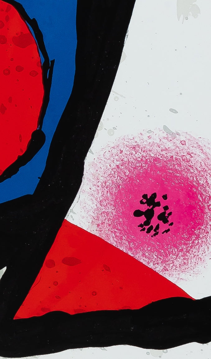 Joan MIRO : Oiseau au bec rouge - Affiche originale