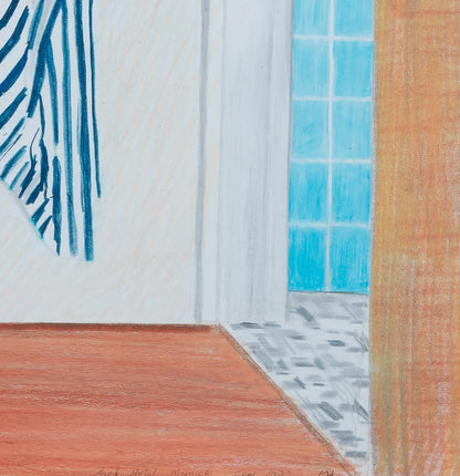 David HOCKNEY : The Park Hotel Munich - Affiche originale en couleurs