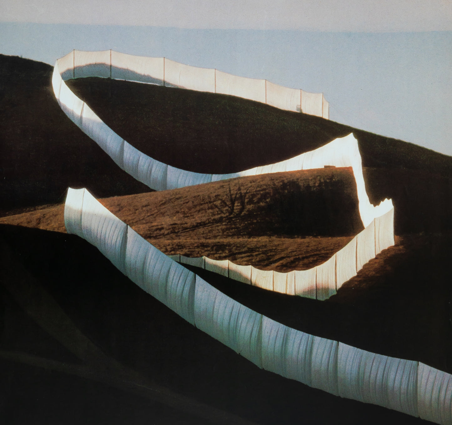 CHRISTO : Running Fence California - Affiche originale