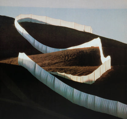 CHRISTO : Running Fence California - Affiche originale
