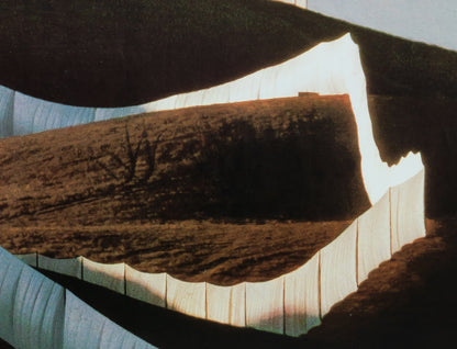 CHRISTO : Running Fence California - Affiche originale