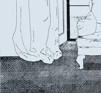 David HOCKNEY : A travers la fenêtre - Affiche originale