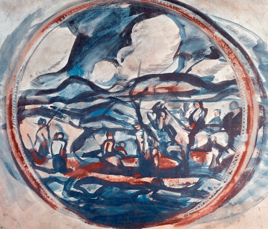 Georges ROUAULT : Paysage de Provence- Lithographie