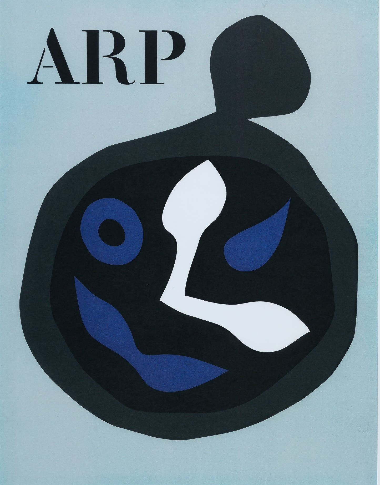 Jean ARP : Le sourire de l'horloge - Affiche originale