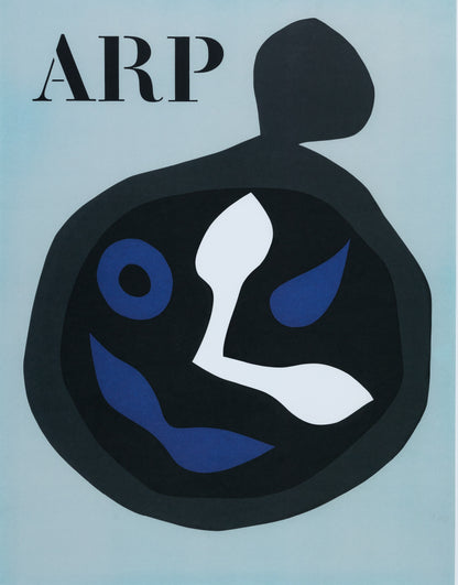 Jean ARP : Le sourire de l'horloge - Affiche originale