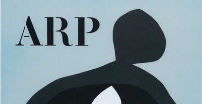 Jean ARP : Le sourire de l'horloge - Affiche originale