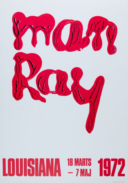 MAN RAY : Rétrospective - Affiche originale en couleurs