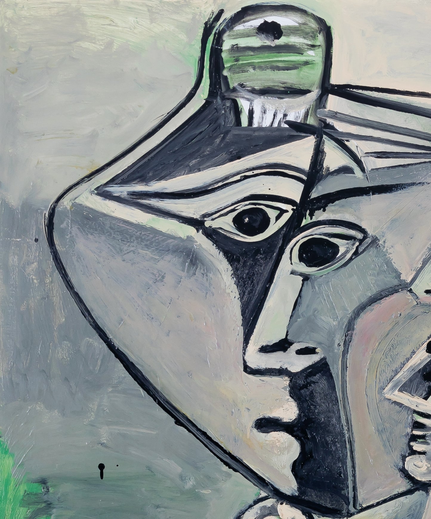 Pablo PICASSO : Mère et son enfant - Affiche originale en couleurs