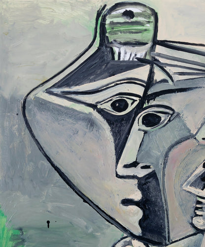 Pablo PICASSO : Mère et son enfant - Affiche originale en couleurs