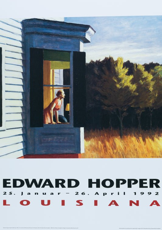 Edward HOPPER : Cape Cod Morning - Affiche originale signée