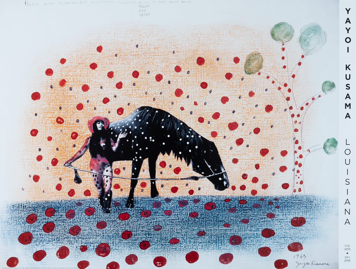 Yayoi KUSAMA : Self-Obliteration - Affiche originale signée