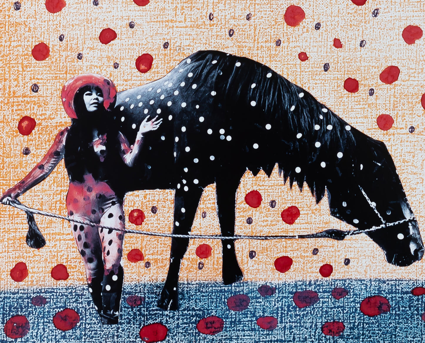 Yayoi KUSAMA : Self-Obliteration - Affiche originale signée