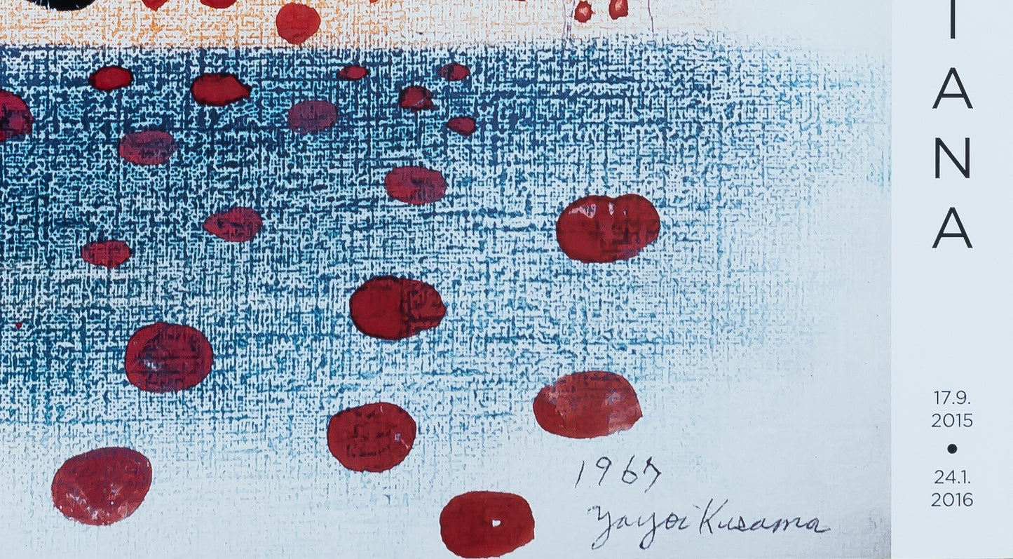 Yayoi KUSAMA : Self-Obliteration - Affiche originale signée